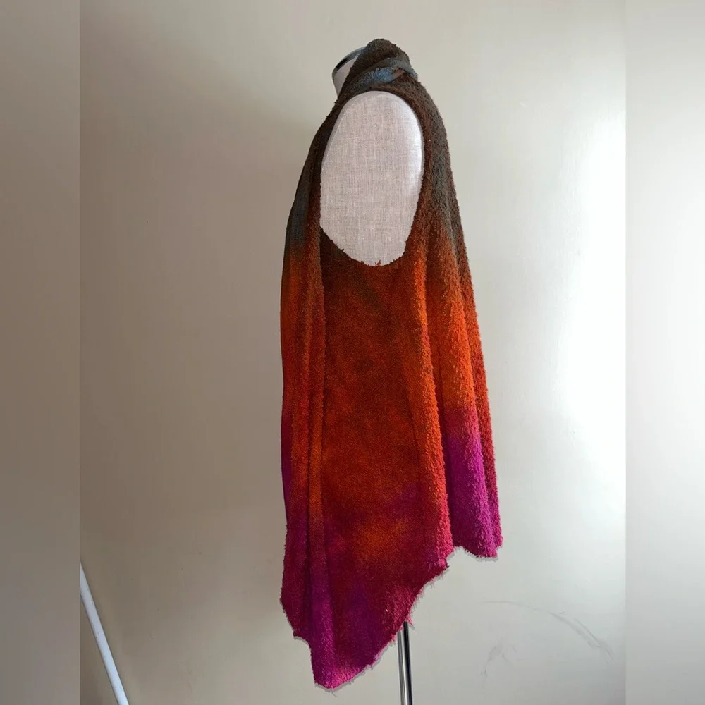 Art of Cloth Multicolor Gradient Women's Duster Sweater - Picture 3 of 4